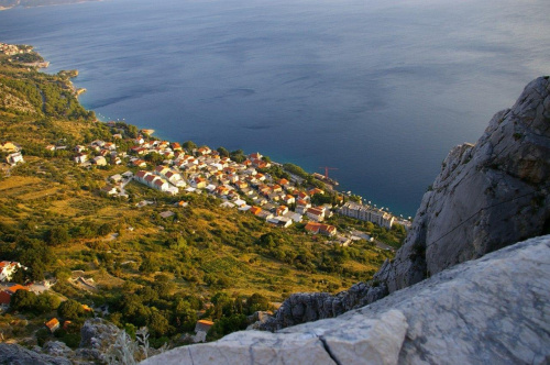 omis, widok z fortecy #omis