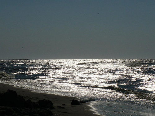 Refleksy świetlne nad naszym kochanym morzem :)