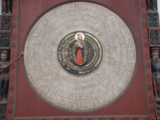 Zegar astronomiczny w kościele Mariackim w Gdańsku