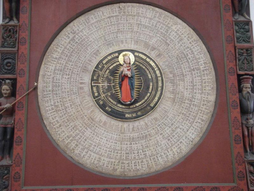 Zegar astronomiczny w kościele Mariackim w Gdańsku
