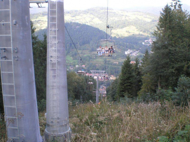 Wyciąg krzesełkowy na Palenicę #góry #pieniny