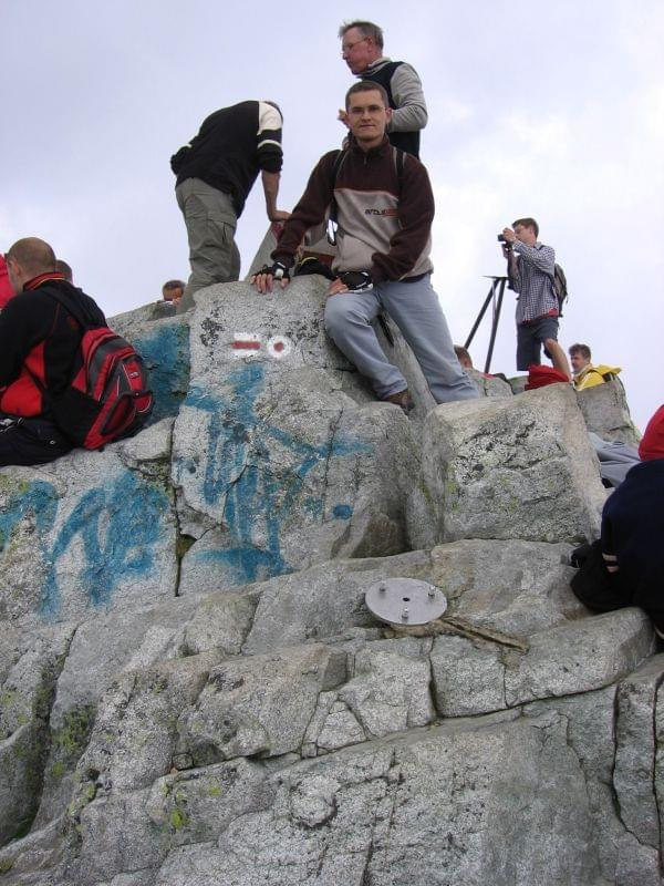 Na szczycie Rysów 2499 m n.p.m. - 12:50