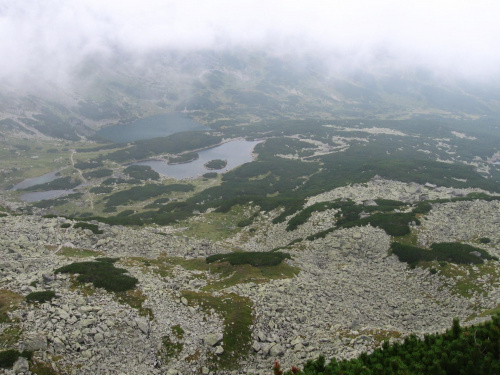 Kurtkowiec z najwyżej położoną wyspą w RP, dalej Zielony Staw, bliżej Czerwone Stawki #Góry #Tatry