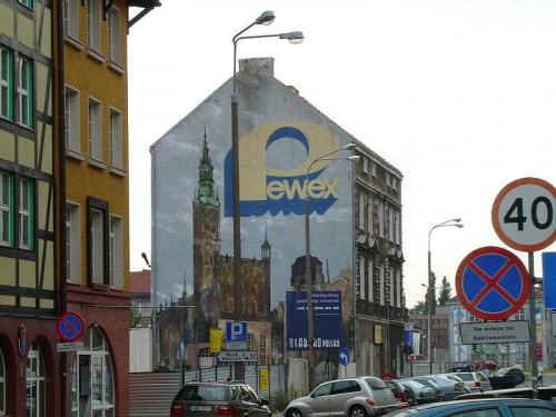 Gdańsk - malowidło z byłej epoki