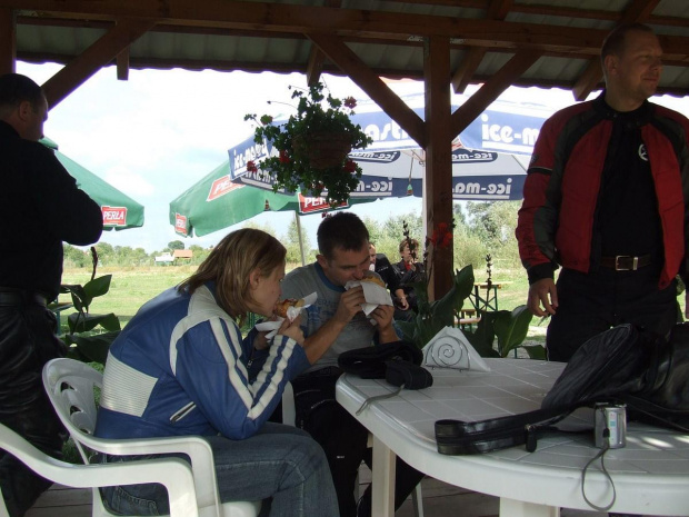 Pożegnanie wakacji 2007 #motocykl #kbm #yamaha #fido