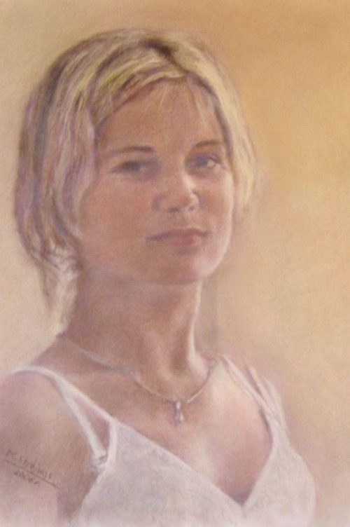 Konwalijka (40x30) pastel na papierze