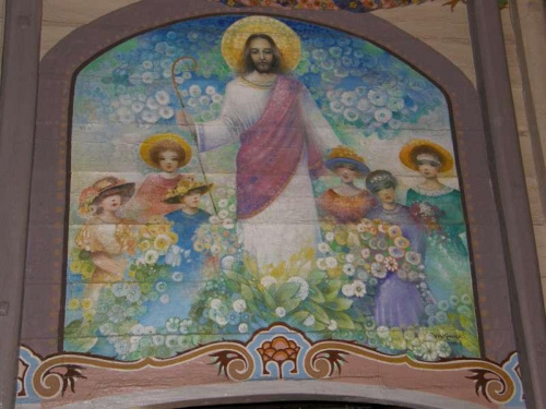 Obrazy w kościele w Chrostkowie