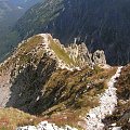 Po drodze na Przełęcz pod Chłopkiem. Obawiałem się tego fragmentu przejscia ale nie było źle. #Tatry