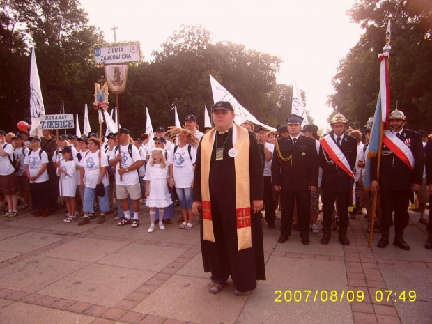 IV Piesza Pielgrzymka Diecezji Świdnickiej na Jasną Górę 31.07-09.08.2007 #pielgrzymka #Częstochowa #JasnaGóra #DiecezjaŚwidnicka #OSP #StrażPożarna