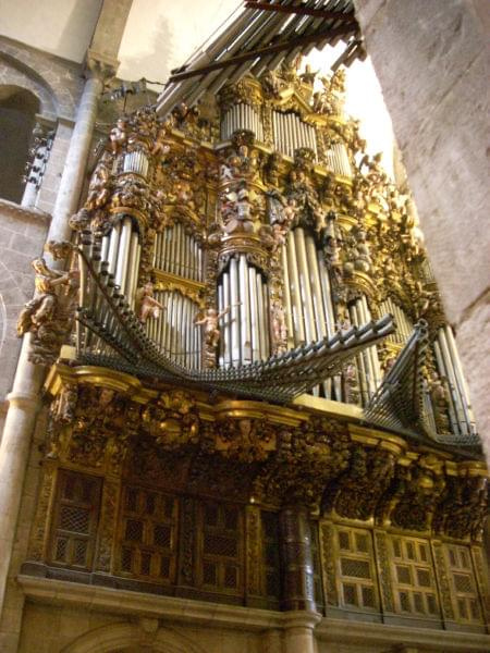 Santiago de Compostela - organy w katedrze