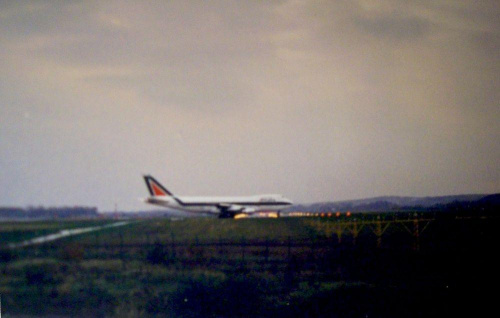Balice EPKK b747 19 10 1998 ( górka) #Balice #epkk #samolot