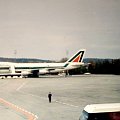 Balice EPKK b747 Alitalia 19 10 1998 #balice #epkk #samolot